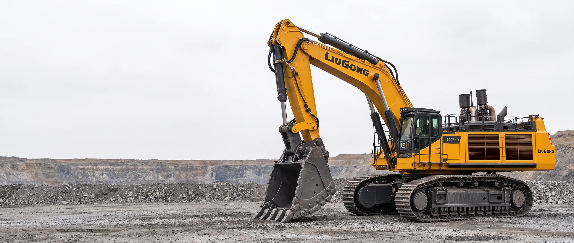 Escavadeira hidráulica de mineração LiuGong 990FHD